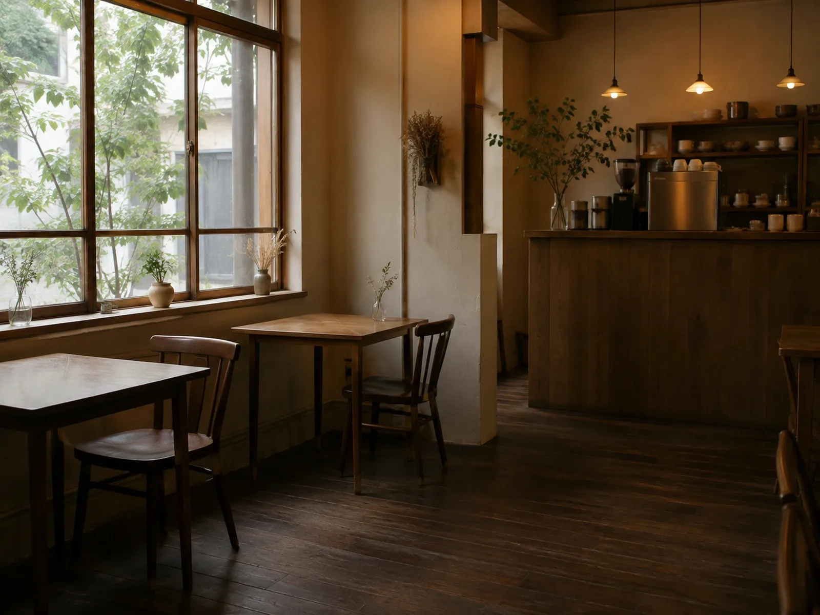 カフェの店内の様子